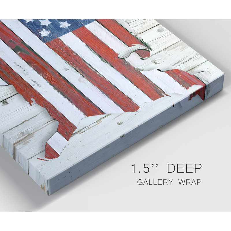 Terre de liberté-impression sur toile tendue, H 12 po x l 8 po x P 1 po