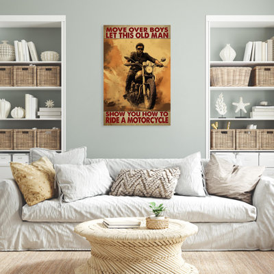 «Old Man How to Ride A Moto»
