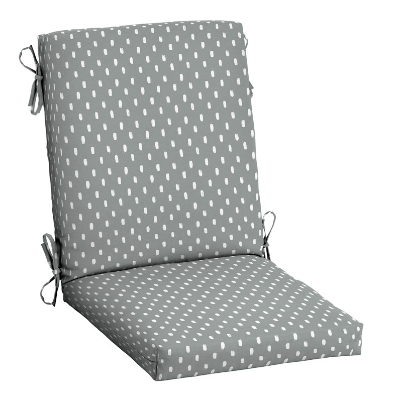 Coussin 1 pièce ARDEN, Polyester gris / mélange de polyester