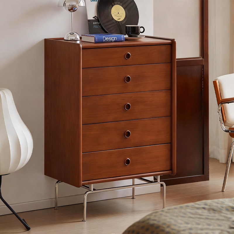 Armoire d'appoint en noyer massif