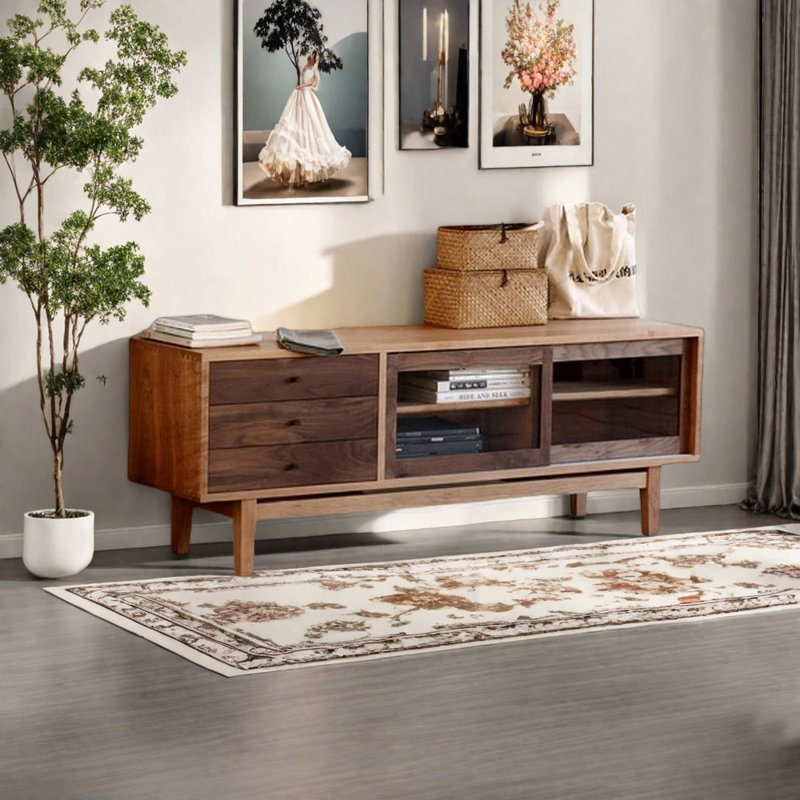 Meuble télé minimaliste de style européen, 62.99"