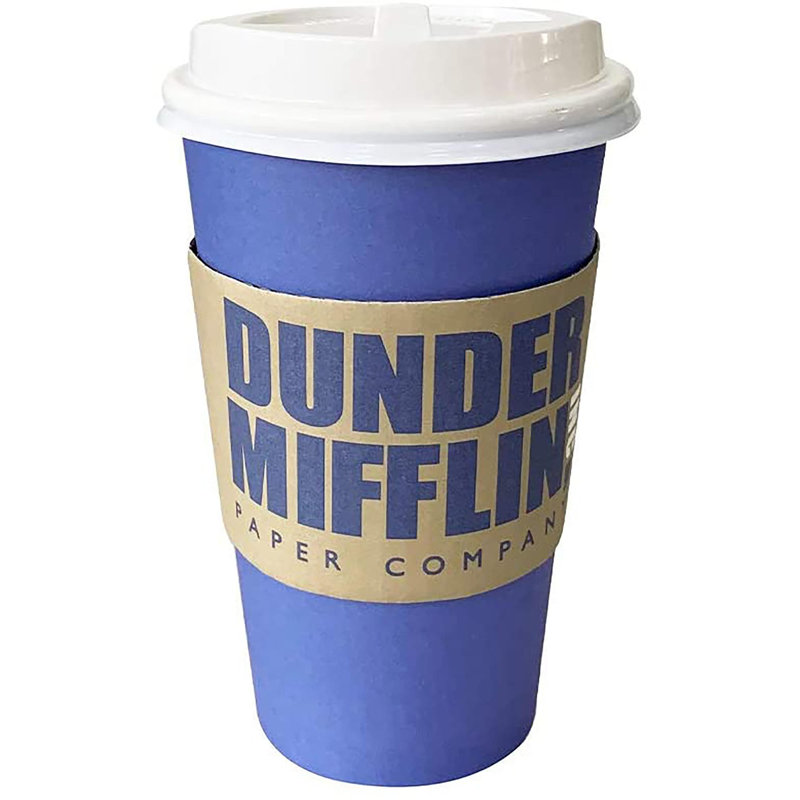 The Office Dunder Mifflin 16 oz. Tasse de voyage en céramique