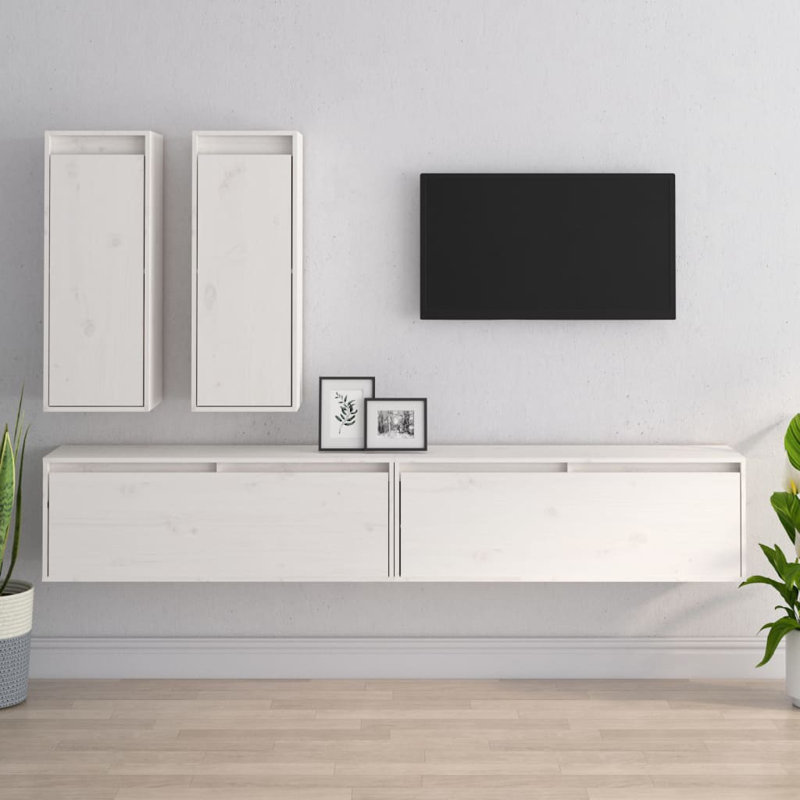 Grace-Leigh Unfinished Entertainment Centre, White