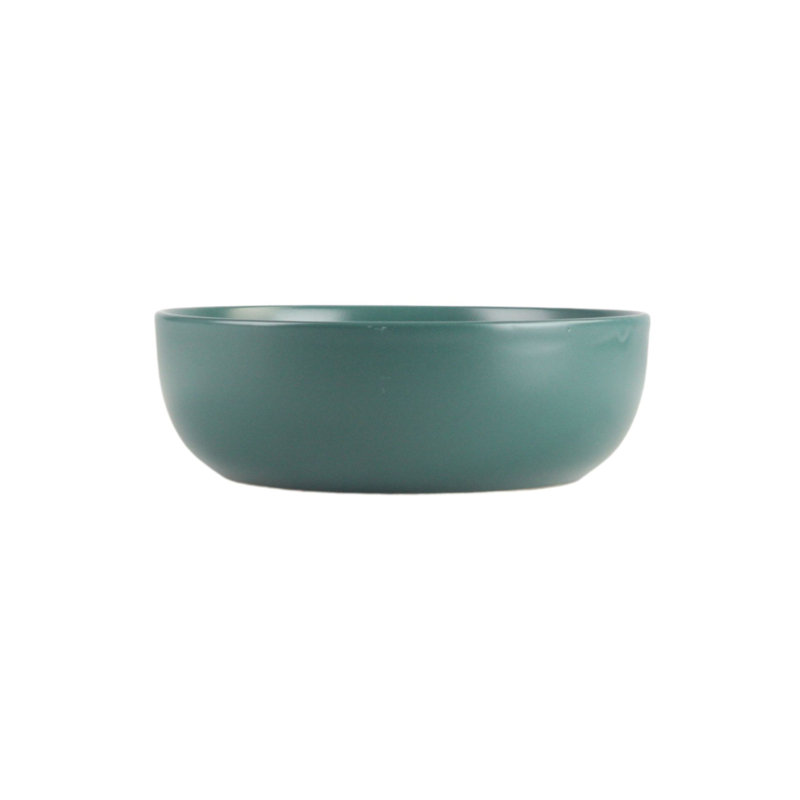 Wazee Matte 16 Piece Dinnerware Set, Service for 4, Green