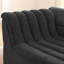 Canapé modulaire de 106 po en L avec méridienne, chenille, 3 sièges, sans installation, accoudoir ondulé en forme de vague - siège mi-moelleux, coussins, solution d'espace-1542511779-1542511777