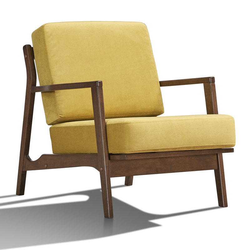 Fauteuil Jasper, Velours doré