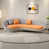 Orange / gris