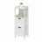  Lauderhill 12" W x 35" H x 12" D Free-Standing Bathroom Shelves-1948570576