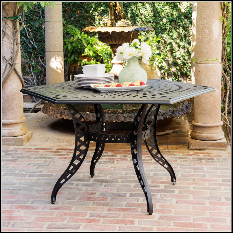 CAYMAN ARCH II MESH HEX TABLE