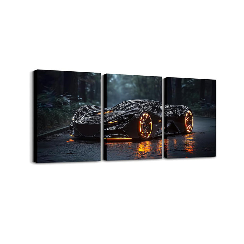 3 Piece Wrapped Canvas Print