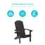 Chaise Adirondack en plastique Cerqueira-263856716