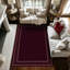 Tapis à bordure grenat Alminus Design Center Legacy-393441005