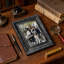 Cadre 3 photos à mémoire de forme 5 po x 7 po noir pour décor de vestibule