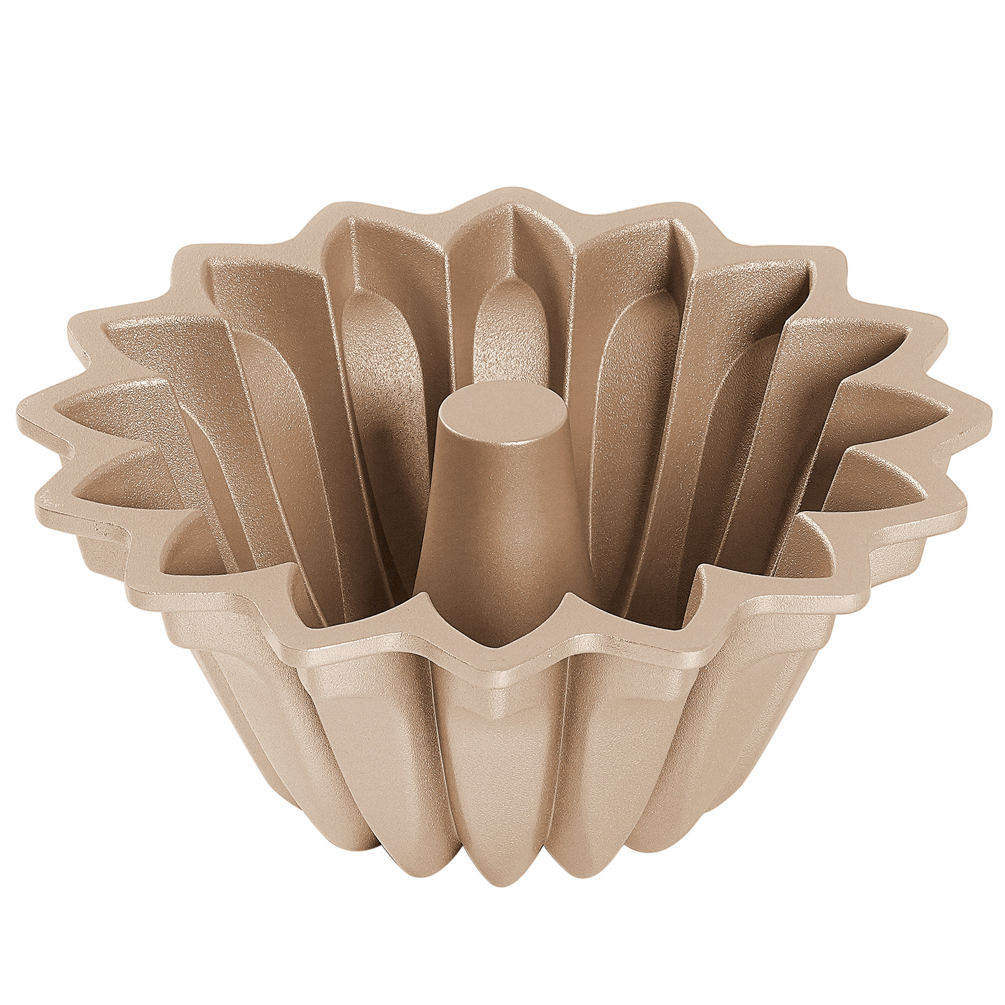 NutriChef Aluminum Non-Stick Round Fluted Cake Pan | Wayfair