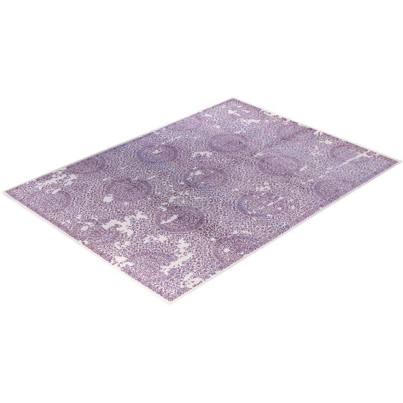 Overdyed One-of-a-Kind 9' 0" X 12' 4" Hand Knotted Area Rug
