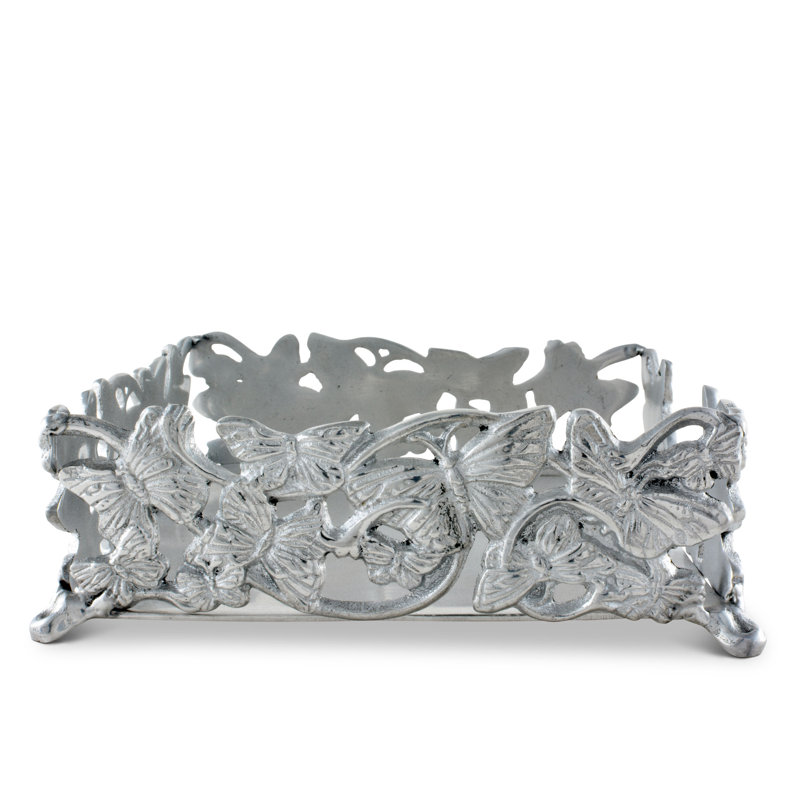 Butterfly Metal Flat Napkin Holder