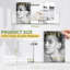 Ensemble de 3 porte-revues en acrylique transparent