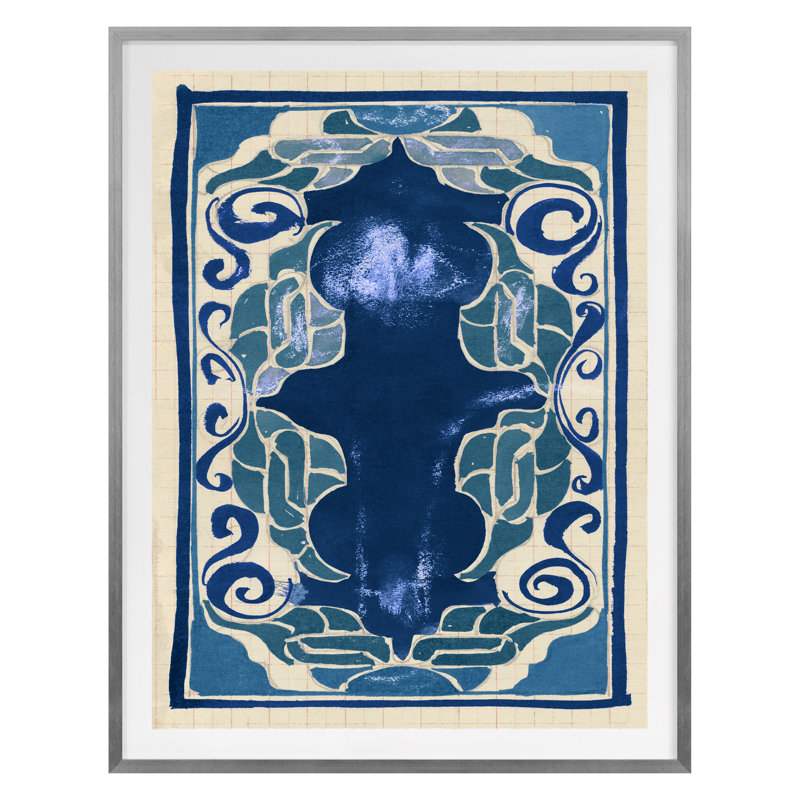 Rug Sketch " Rug Sketch 11 " by Grand Archives, H 41 po x l 32 po