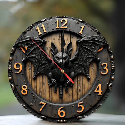 Bat Wall Clock