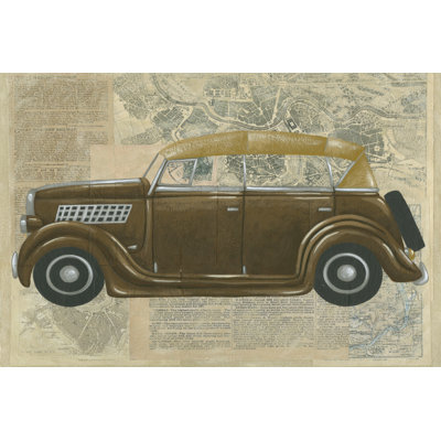 Tour By Car II by Chariklia Zarris - Wrapped Canvas Painting