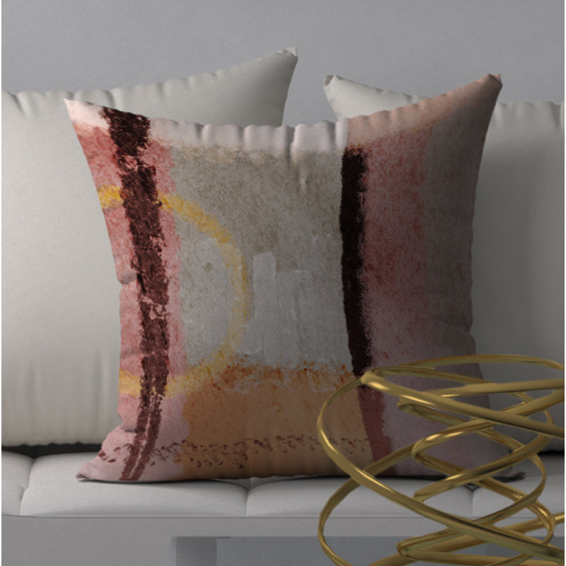 Reversible Throw Pillow, 24" x 24"
