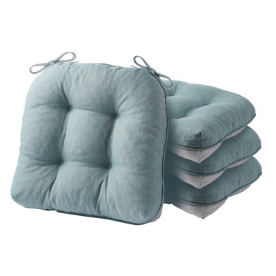 Chair Cushions For Dining Chairs,  Indoor/Outdoor Waterproof Chair Seat Pads, 15.5"X15.5"X4"