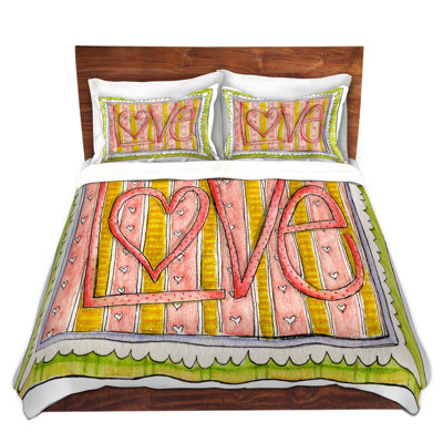Ensemble de housse de couette love