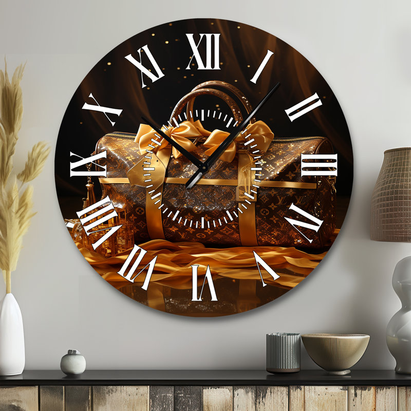 Horloge murale Lv Golden Opulence, Grand