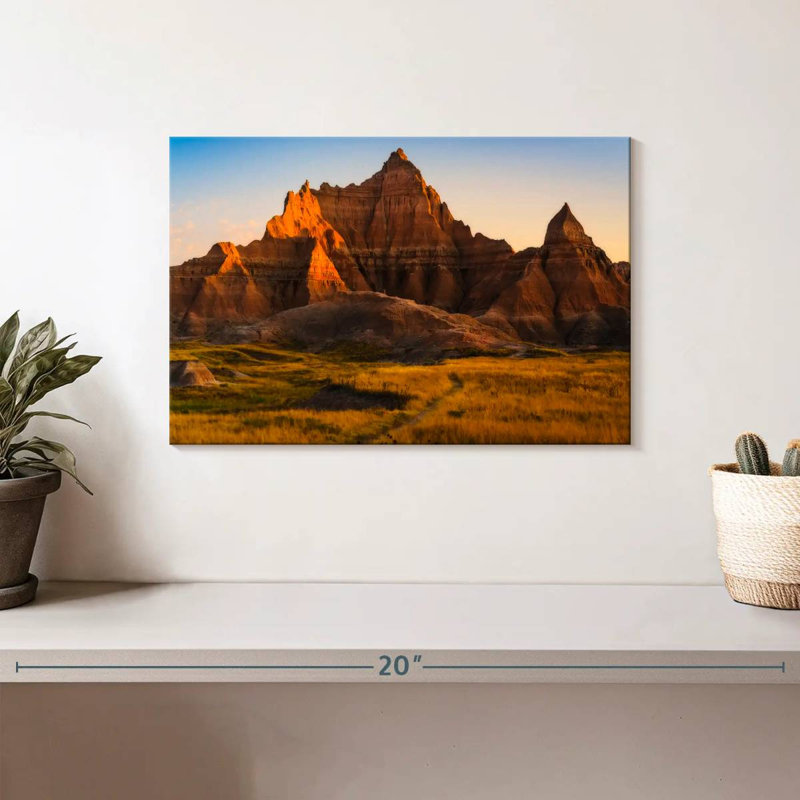Paysage du parc Alvord Badlands, H 8 po x l 12 po