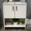 Ensemble de meuble-lavabo simple 30 po Nhyira Anjeli Cabo-374284522