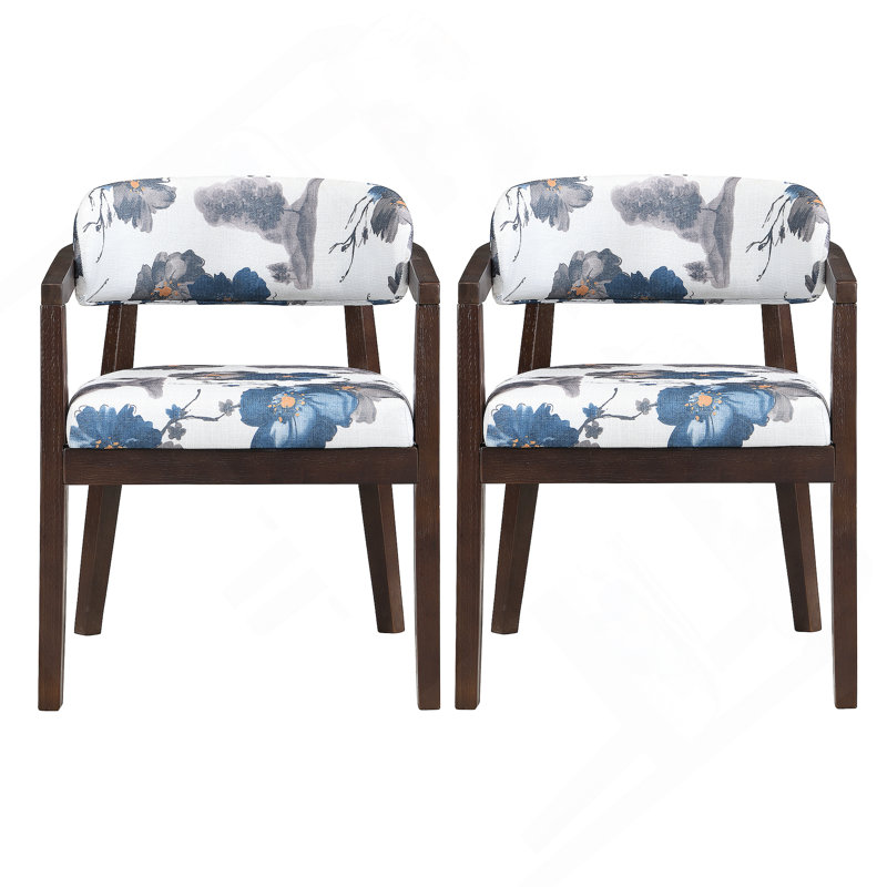 Chaise avec accoudoirs de salle à manger (ensemble de 2)