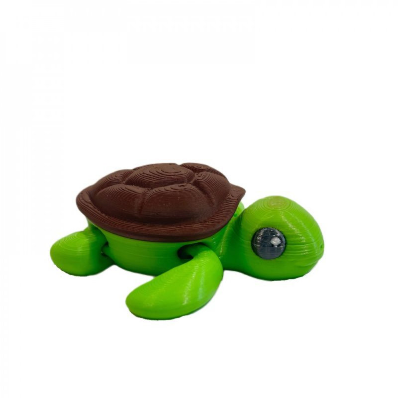 Figurine de tortue imprimée en 3D, H 2 po x l 2 po x P 2,5 po