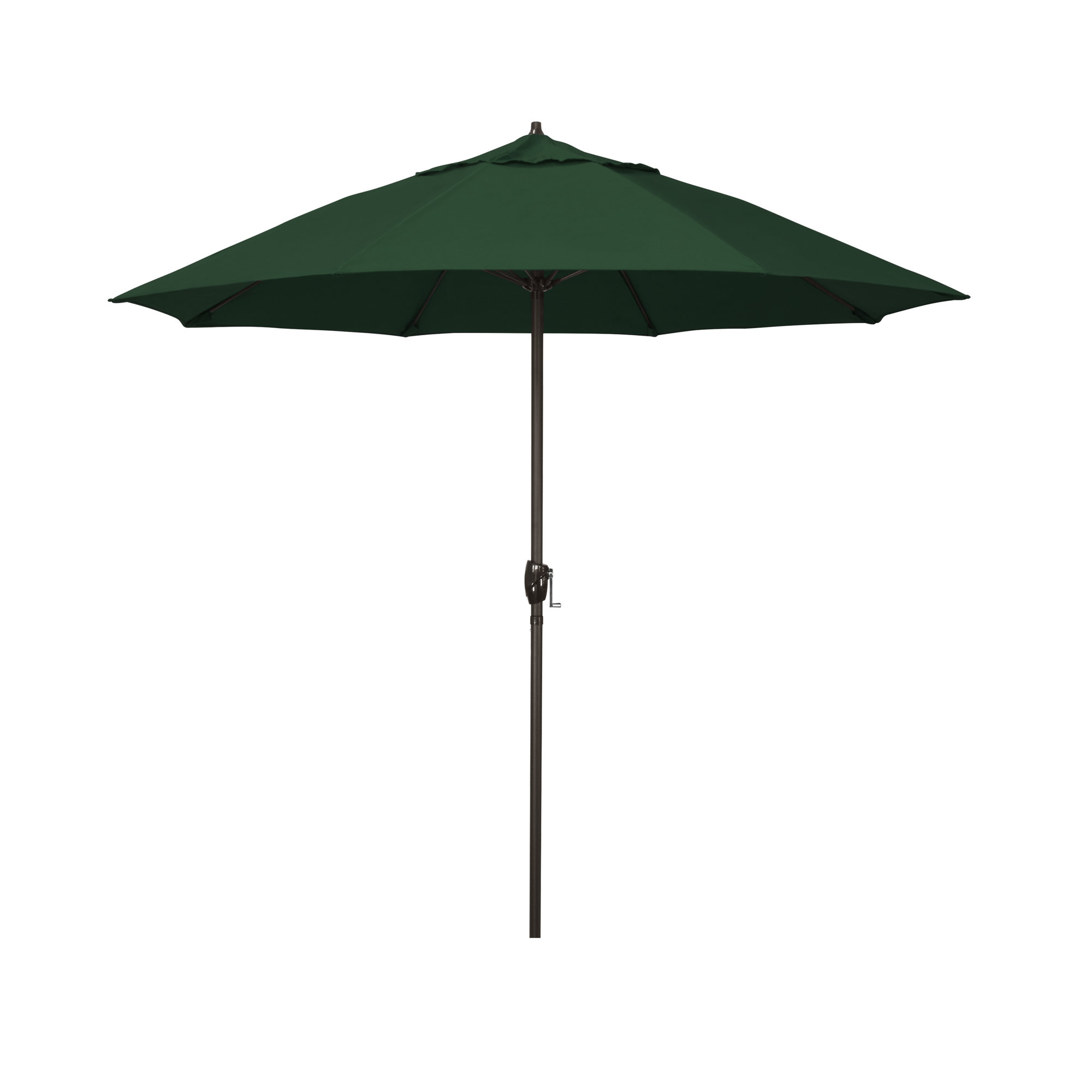 Gino 7.5' Market Sunbrella Umbrella, Canvas Forest Green Sunbrella® Canvas