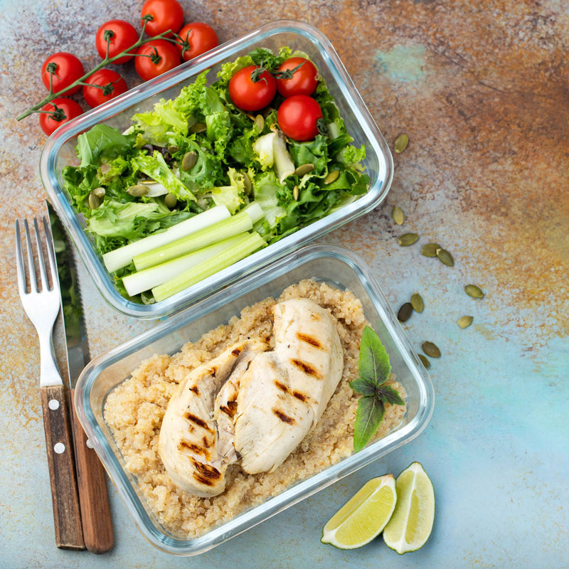 76.25 oz. Borosilicate Glass Food Storage Container