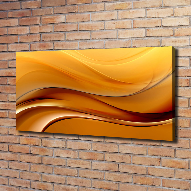 Waves Background - Wrapped Canvas Print