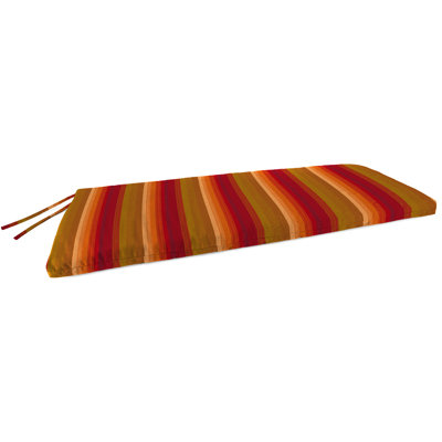 Sunbrella 48" x 18" Outdoor Bench Cushion with Ties