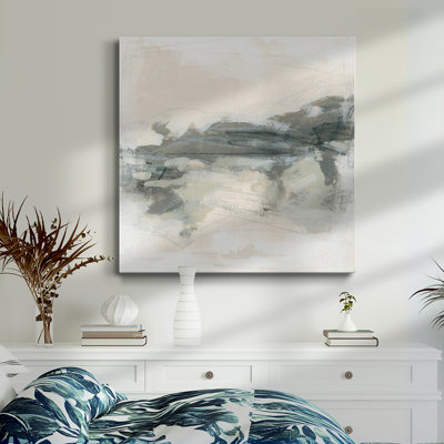 Toile tendue avec châssis abstrait Abstract Coast Vignette II - prêt à accrocher