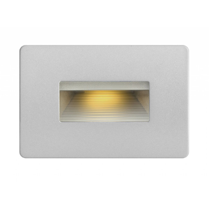 Luna Titanium LED Outdoor Step Light with Zinc-Aluminum Alloy