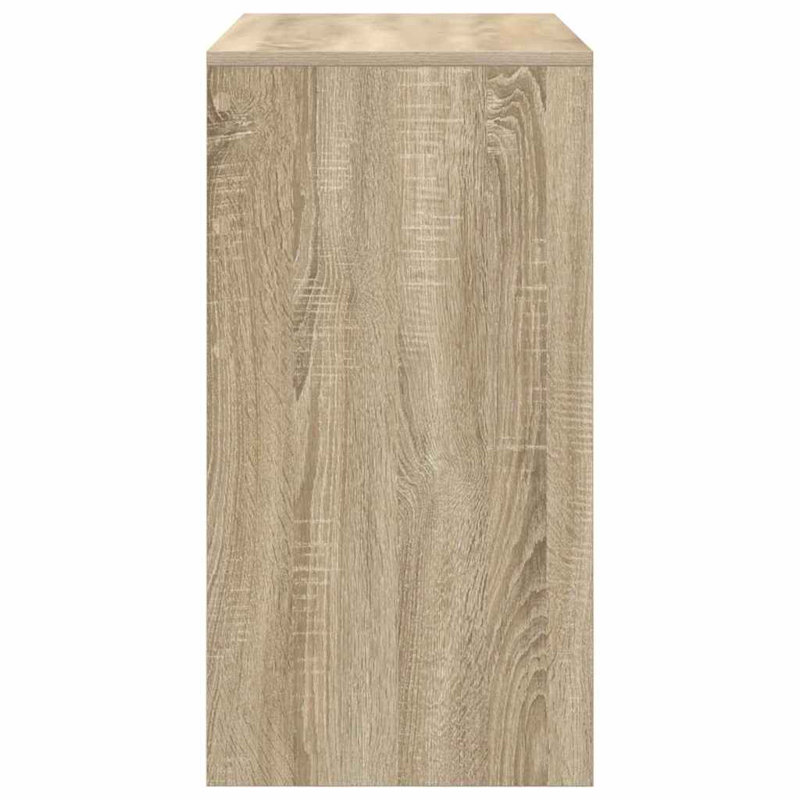 Desk 76 Cm Engineered Wood, 76 cm H x 80 cm W x 40 cm D, Somona Oak