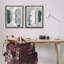  «Wavy Retro Contemporary», ensemble de 2 toiles flottantes encadrées par Grace Popp-746812633-746812634