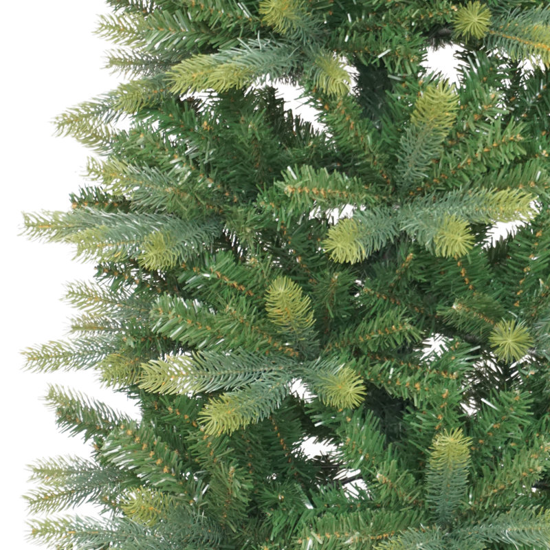 Artificial Spruce Christmas Tree, 6.89ft H x 3.17ft W