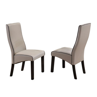 Chaises de salle à manger Parsons à hauteur de comptoir de 24 po Olivier, ensemble de 2