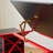 Drafting Table Red With Stool