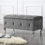 Banc de rangement avec repose-pieds Glam-1072714235