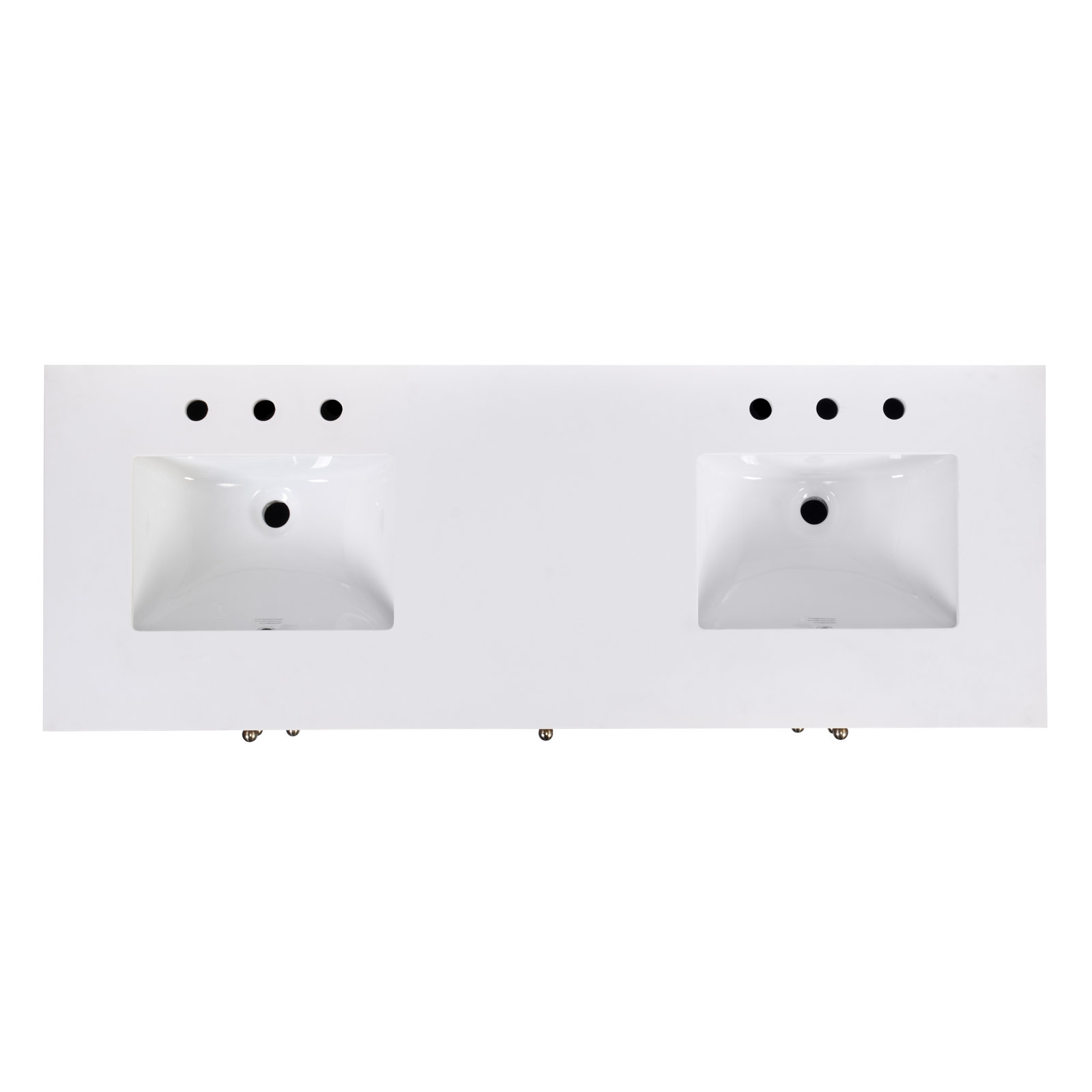 Celine 60" Acacia Double Bathroom Vanity, Coffee