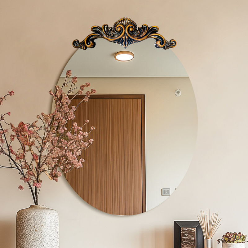 Miroir mural ovale, 29,33 po x 19,68 po