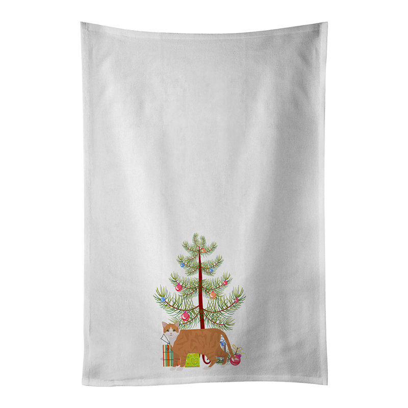 Ensemble de 2 serviettes de cuisine européennes European Shorthair # 1