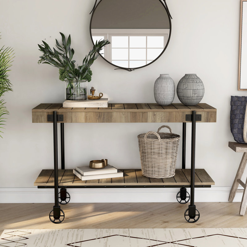 Beaucaire 47.25'' Console Table, Brown
