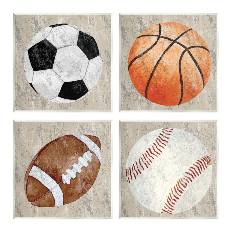 Diverses balles de sport rustiques par Kim Allen