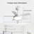 42 Inch White Ceiling Fan With 22W LED Light And Remote Control MDF Blades Reversible DC Motor-2021408825